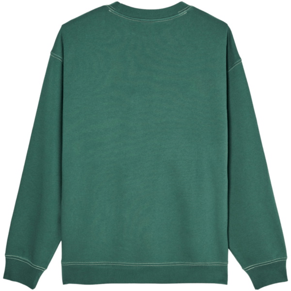 2026 Quiksilver Mens Disk Crew Sweatshirt EQYFT05232 - Forest